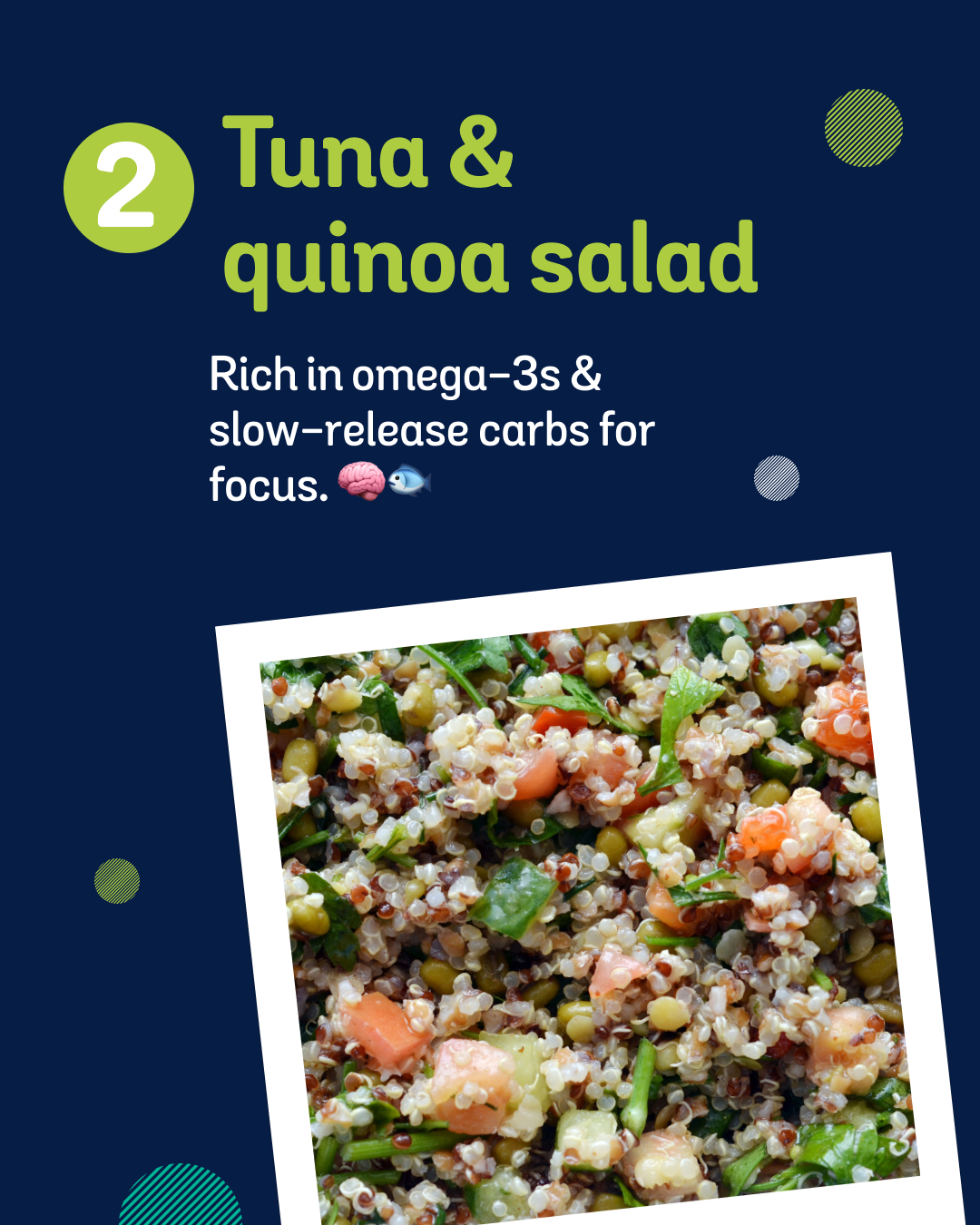 Tuna and quinoa salad