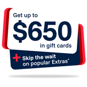 Get up to $650 in gift cards*
